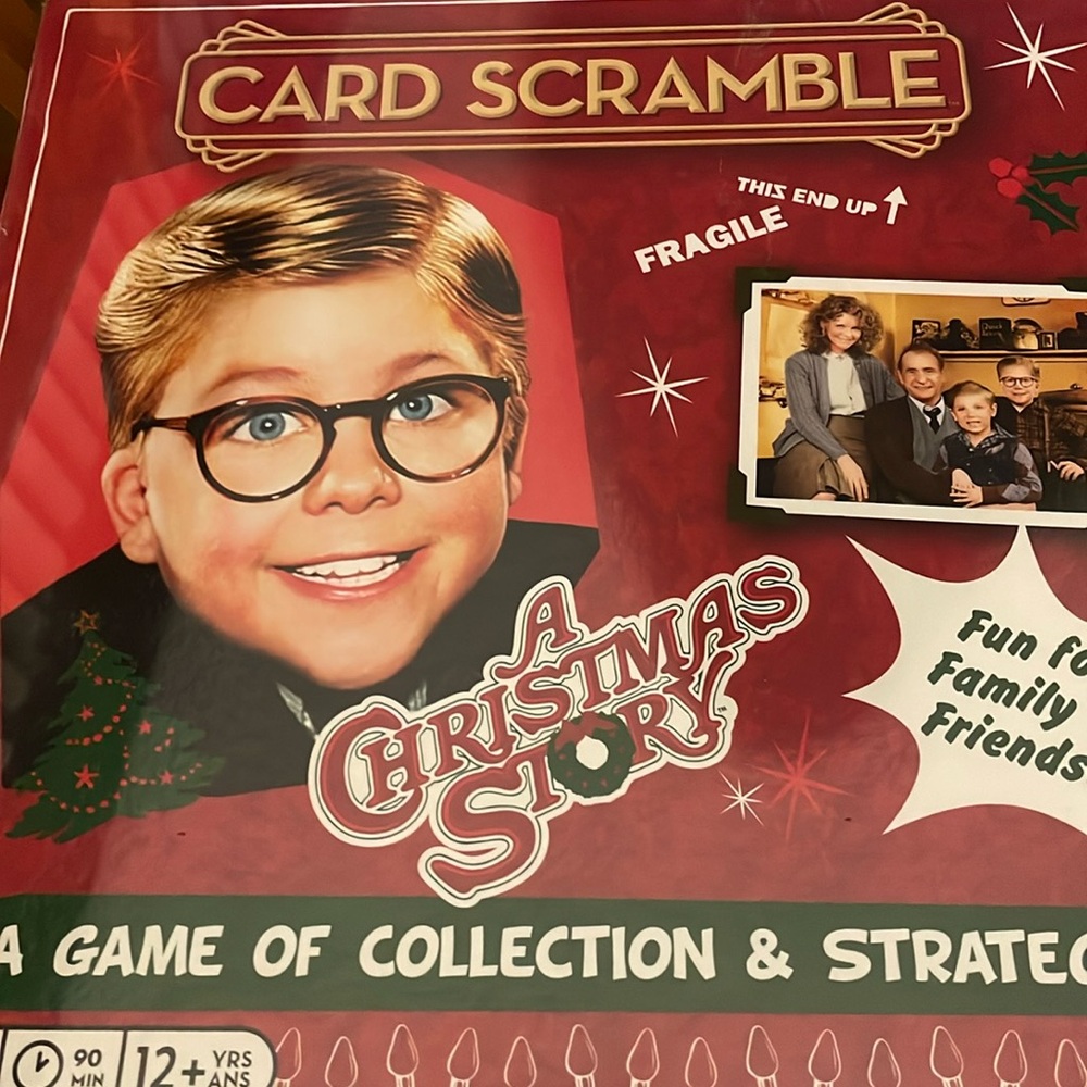A Christmas Story Game Card Scramble NEW in Sealed Box